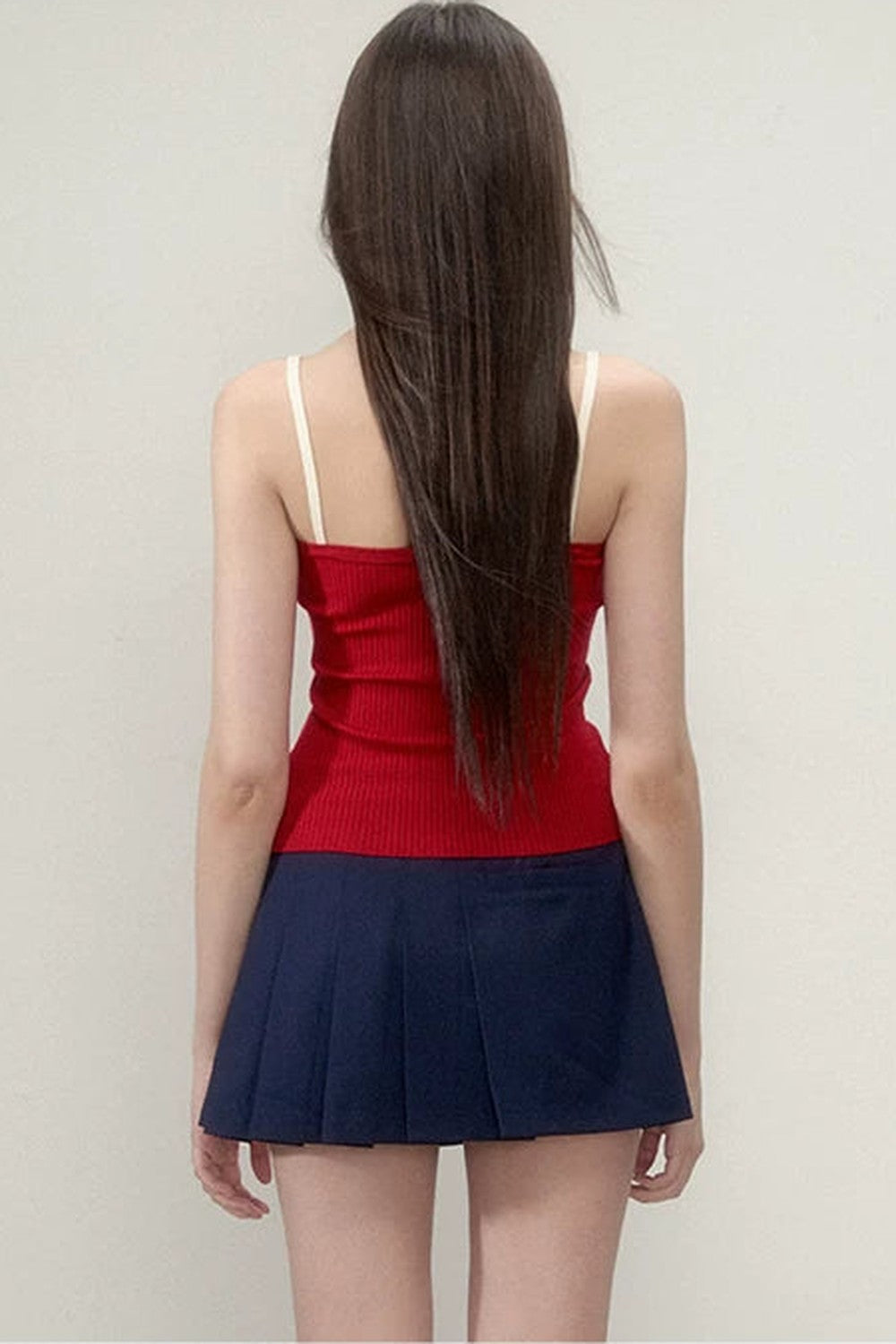 Irregular Pleated A-Line Skirt