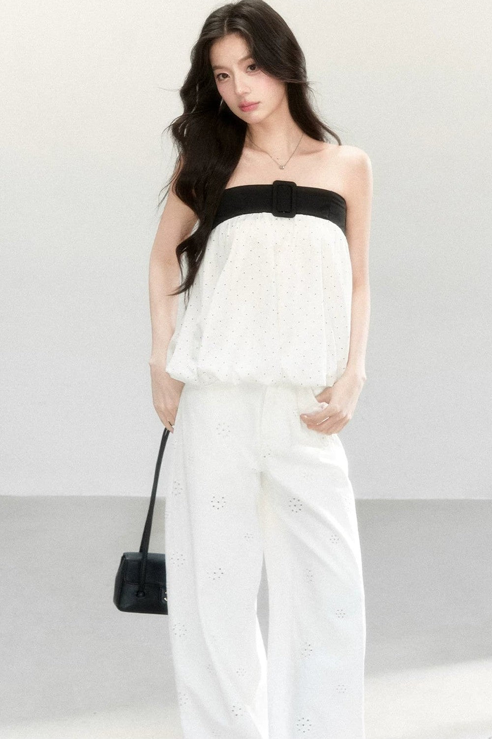 Polka Dot Flower Bud Top