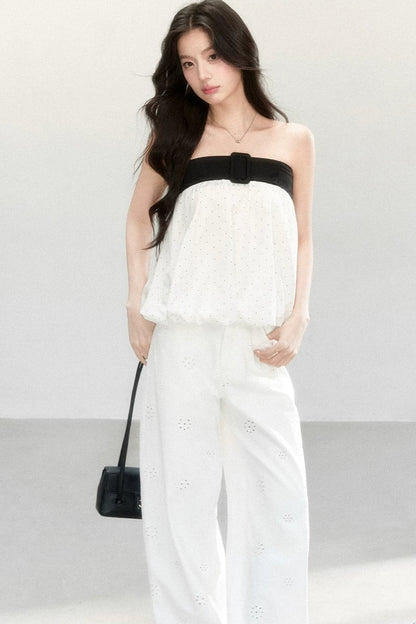 Polka Dot Flower Bud Top