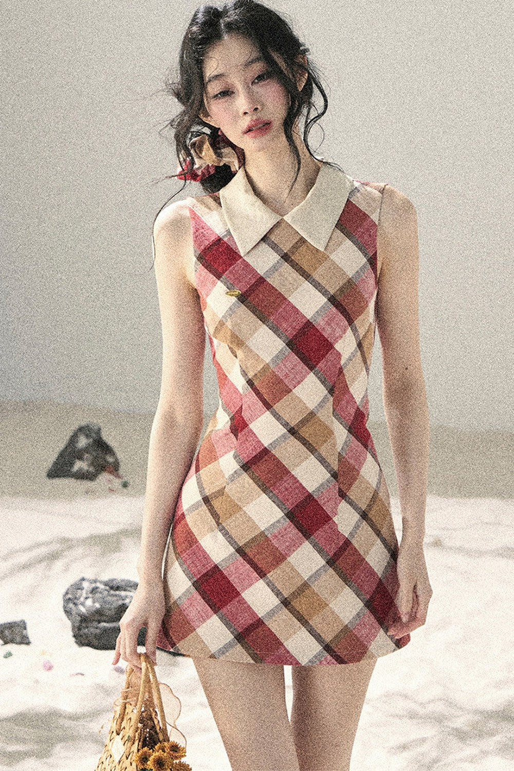 French Quilted Polo Bodycon Dress