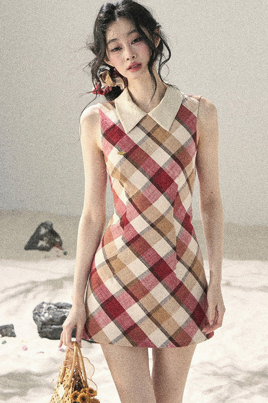 French Quilted Polo Bodycon Dress