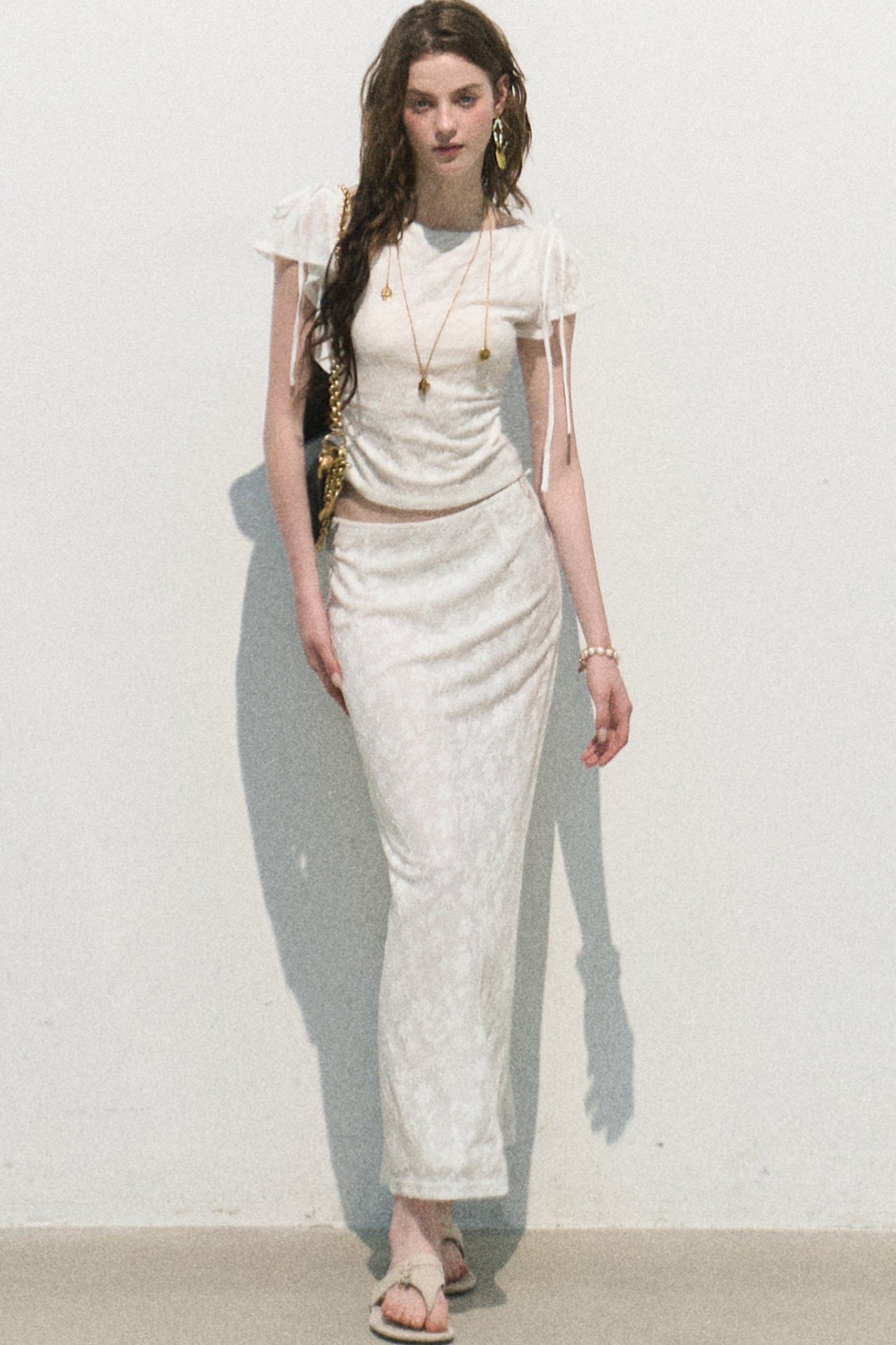 Completo jacquard Soffio di primavera con parte superiore