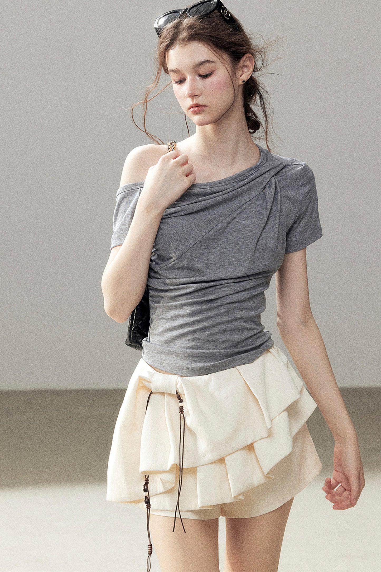 Asymmetrical Summer Commuter Top