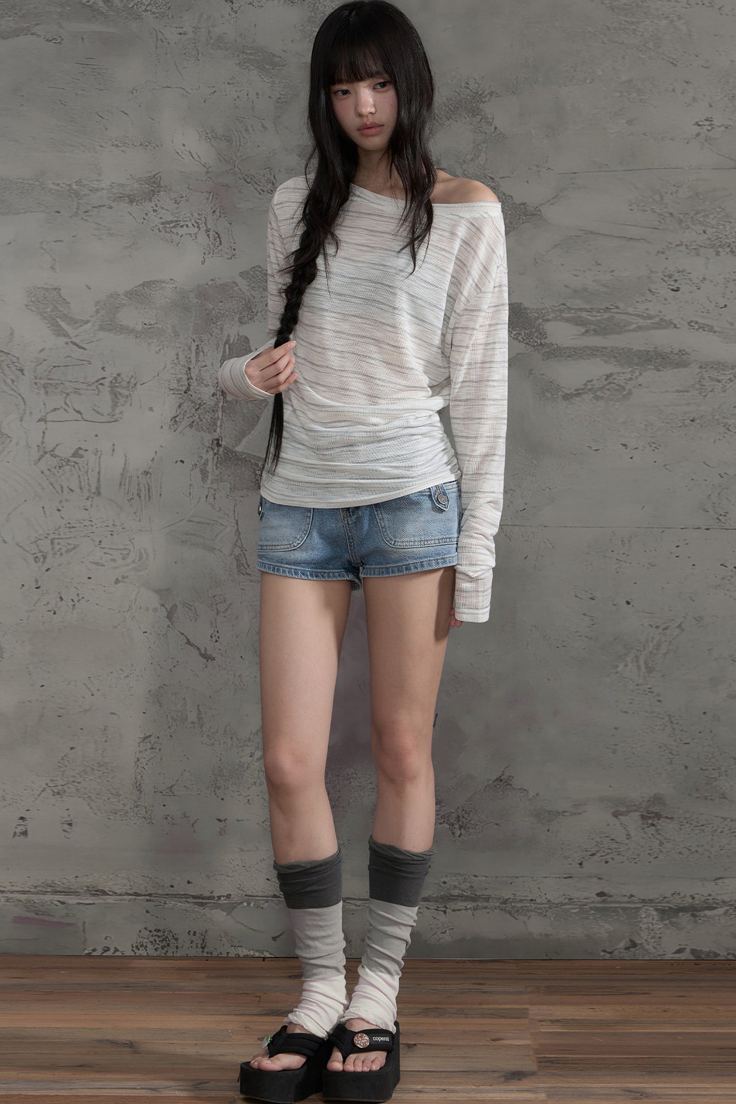 Retro Denim Hot Pants