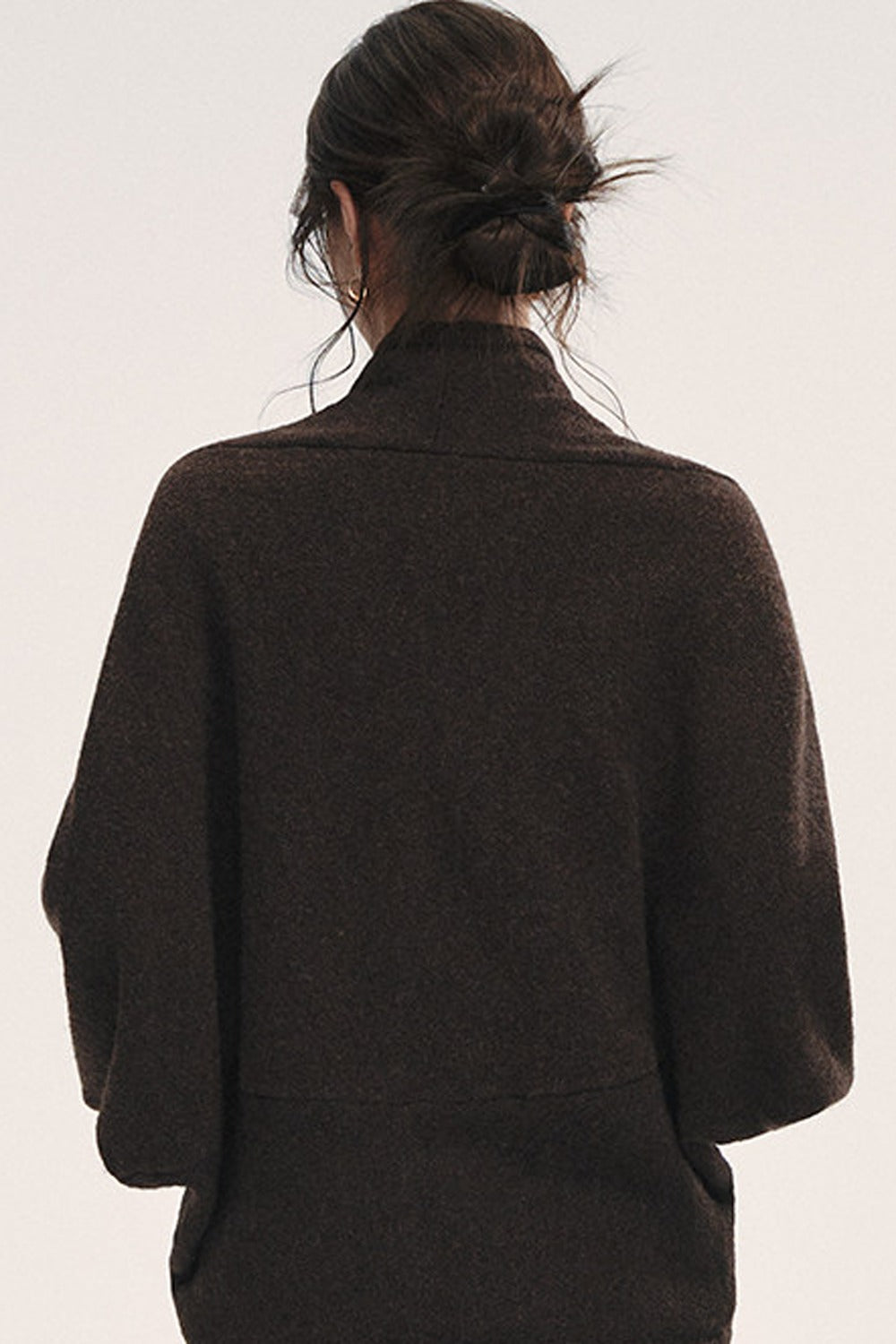 Loose Batwing Knit Jacket