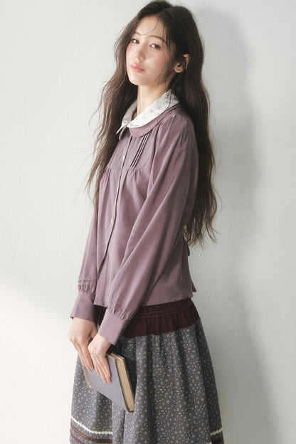 Lyocell Doll Collar Blouse