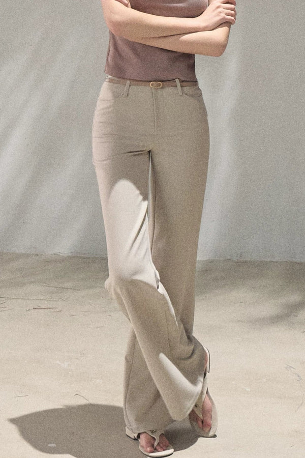 Lyocell Draped Flared Pants Set