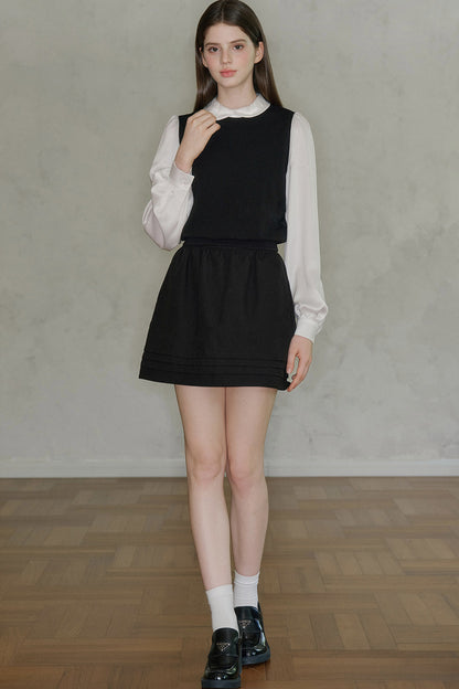 Cotton A-Line Skirt