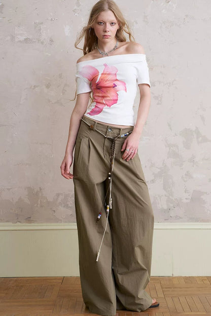 Short Sleeve Top Shorts Trousers Set-Up