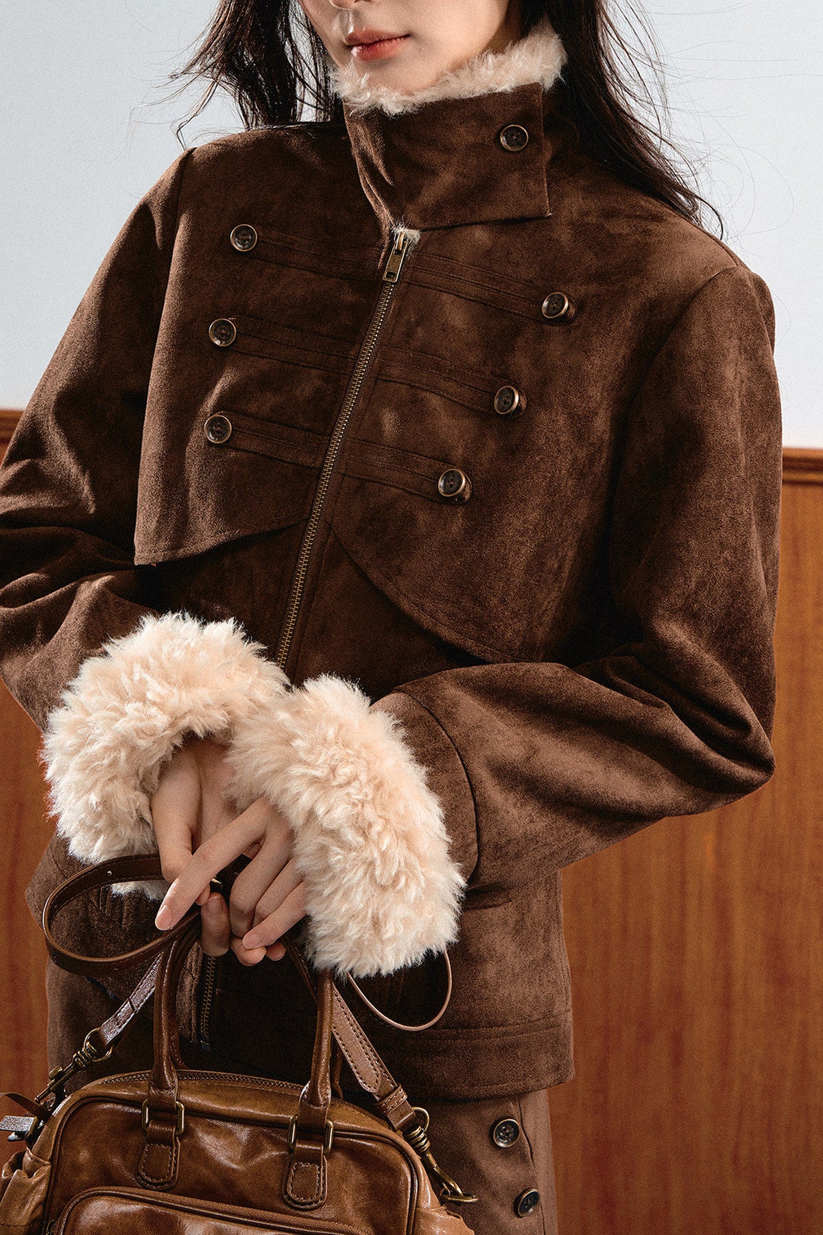 Suede Short Jacket