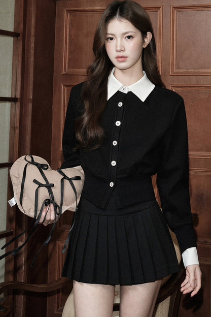 Short Pleated Skirt