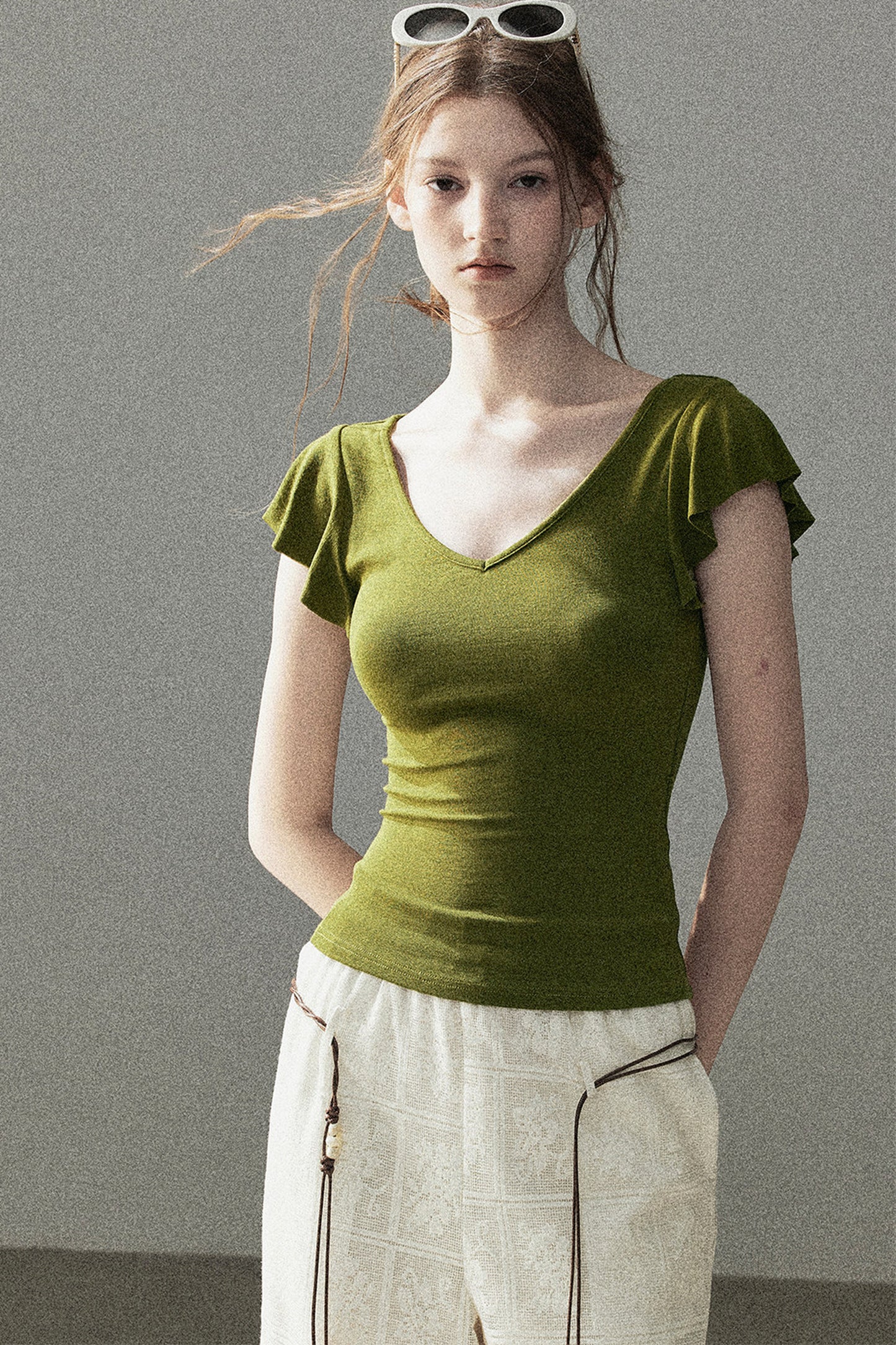 Summer Wind V-Neck Top