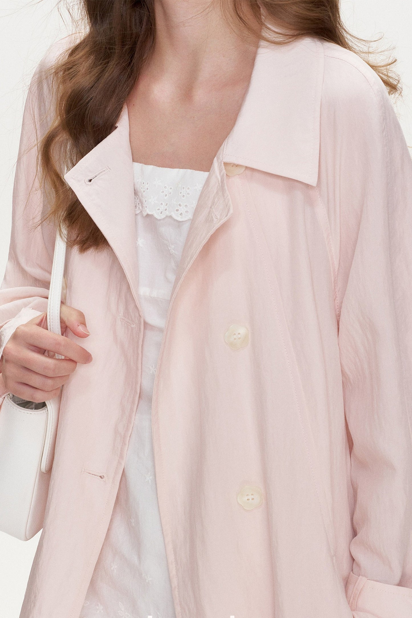 Large Lapel Tie Trench Coat
