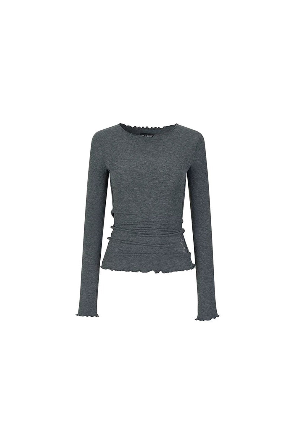 Viapitti Wavy Edge Layered T-Shirt Set-Up