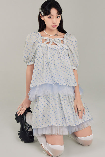 Floral Top and Skirt Set-Up