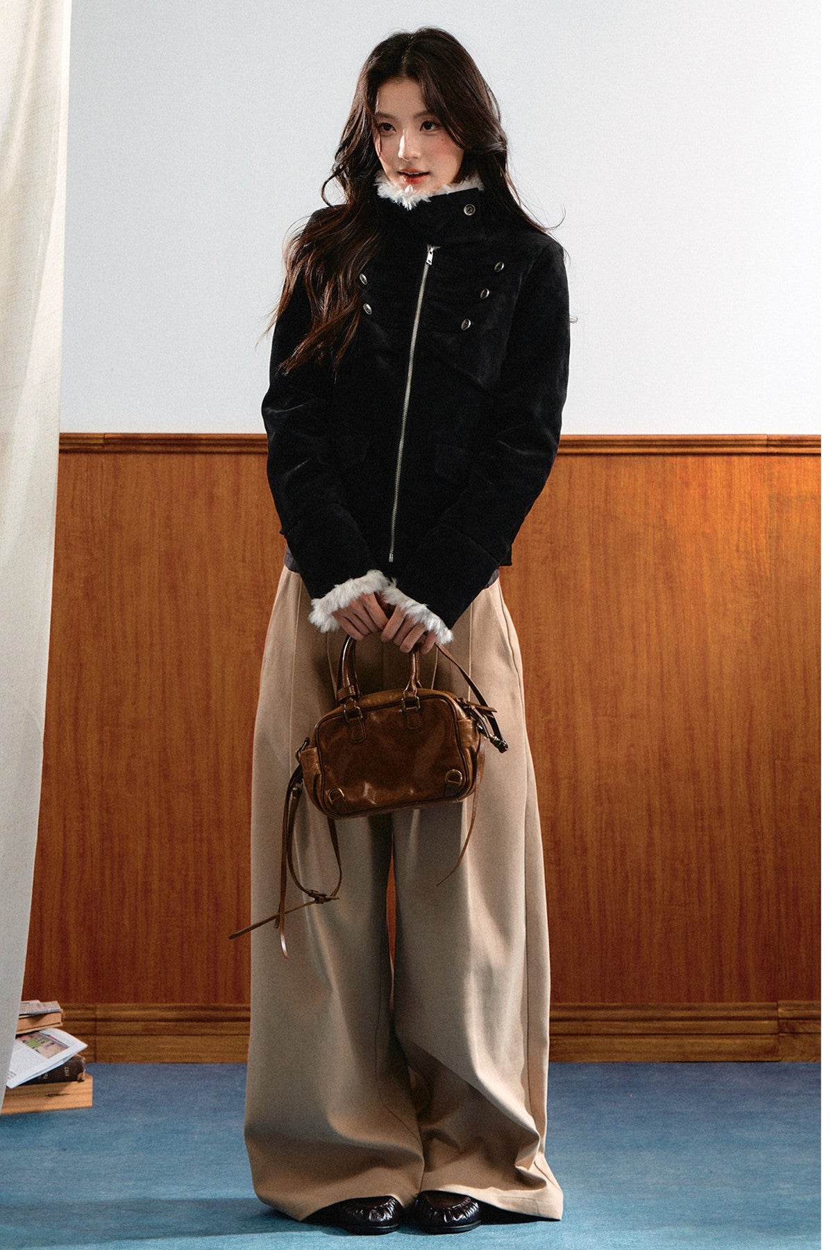 Suede Short Jacket