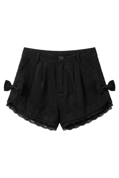Bow-Knot Cardigan Camisole and Shorts Set-Up