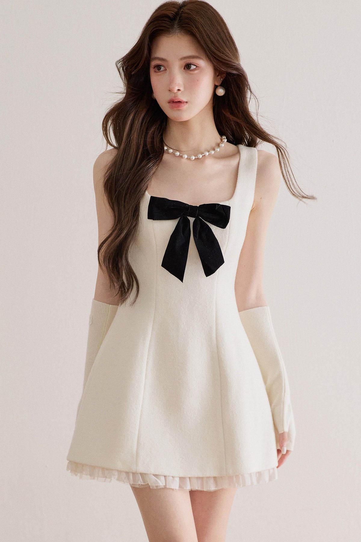Wool Blend Knitted Arm Sleeves