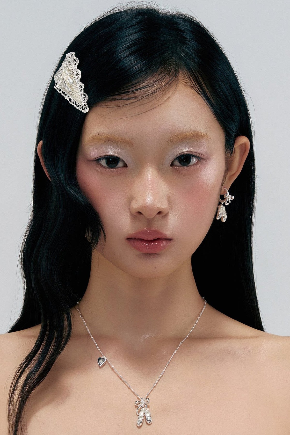 Bow Long Necklace