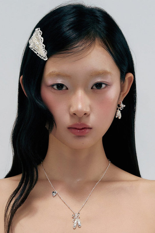 Bow Long Necklace
