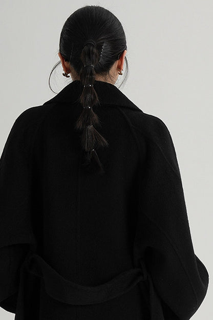 Mid-Length Double-Sided Wool Coat