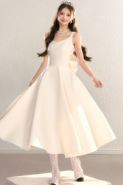 Exquisite French Spaghetti Strap Dress