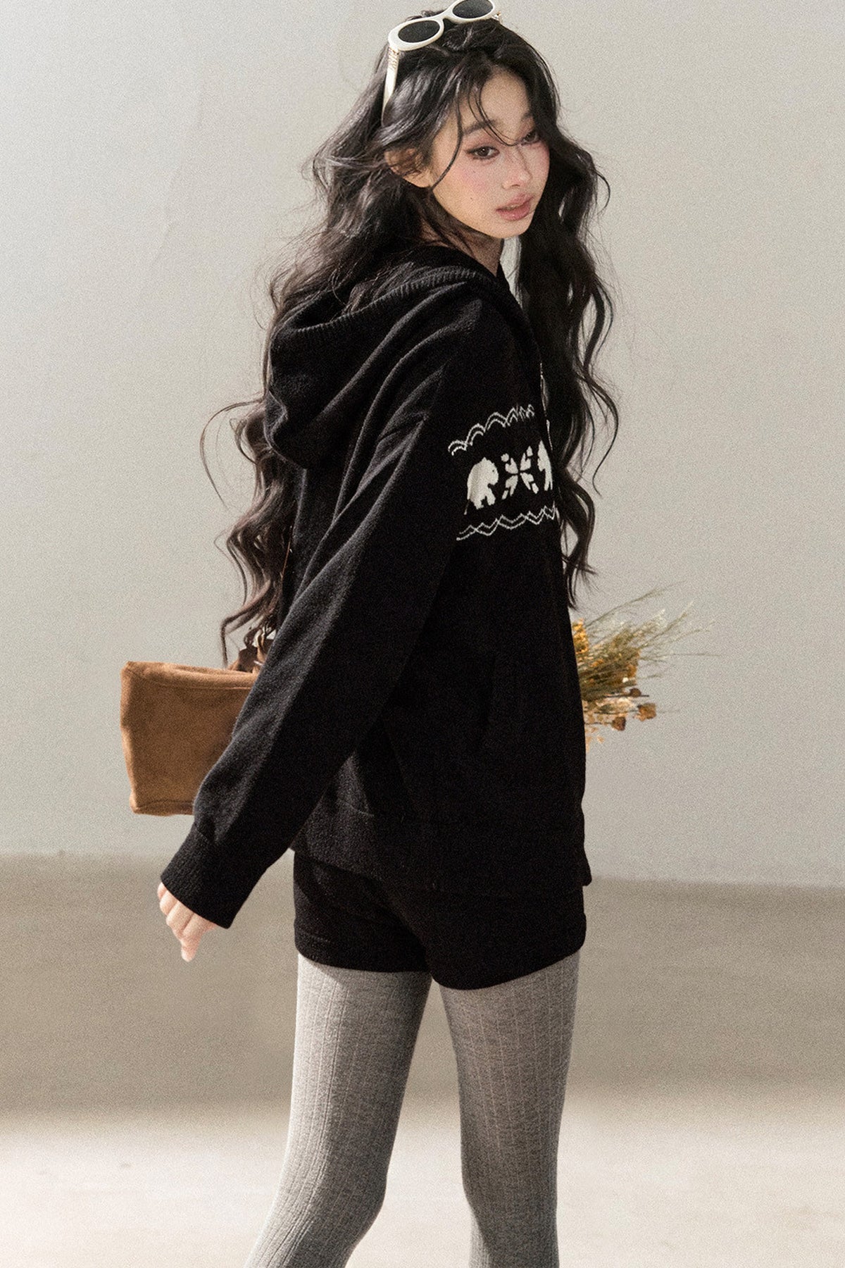 Hooded Jacket and Shorts Set-Up