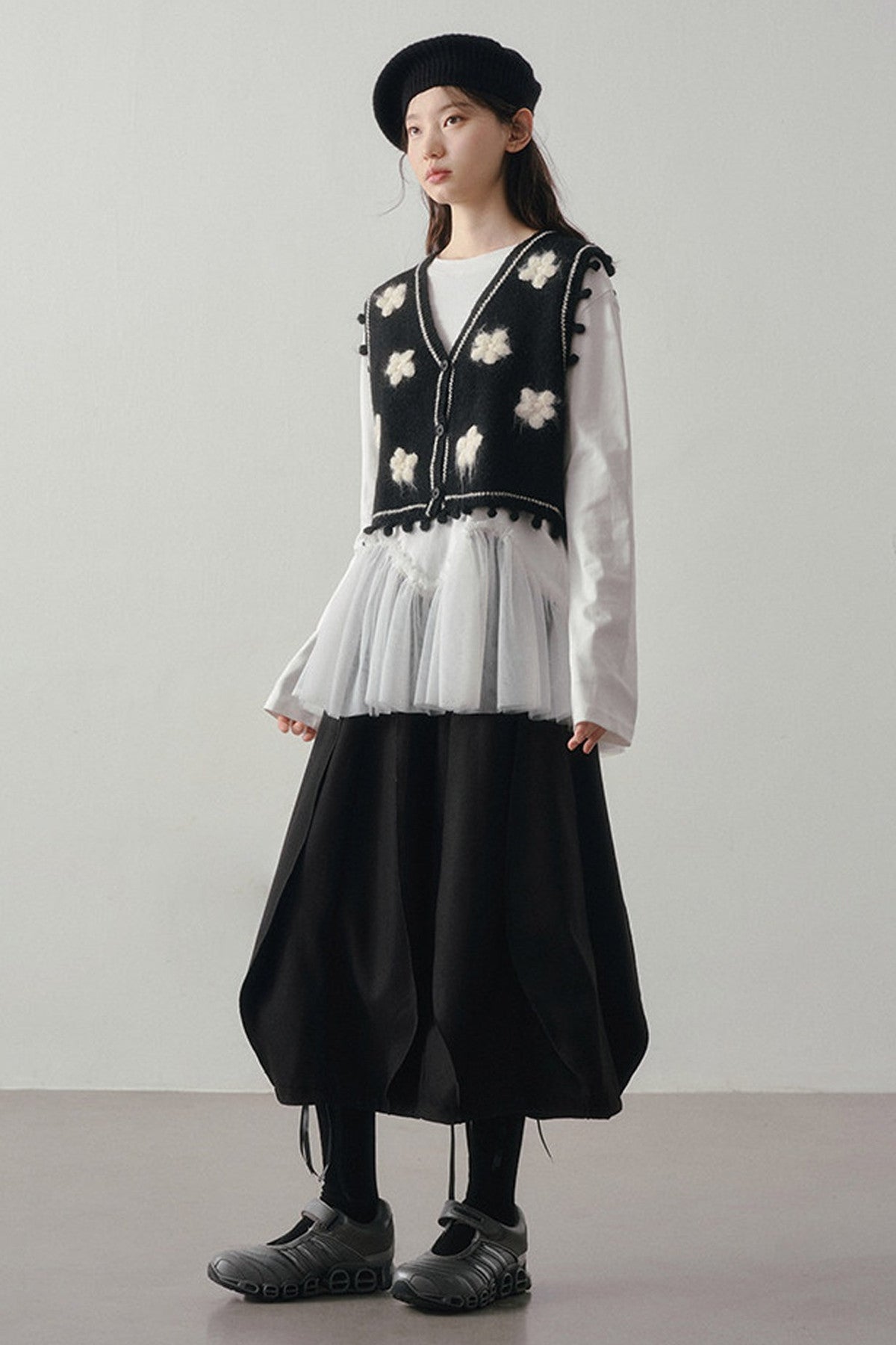 3D Multi-Panel Pumpkin Skirt