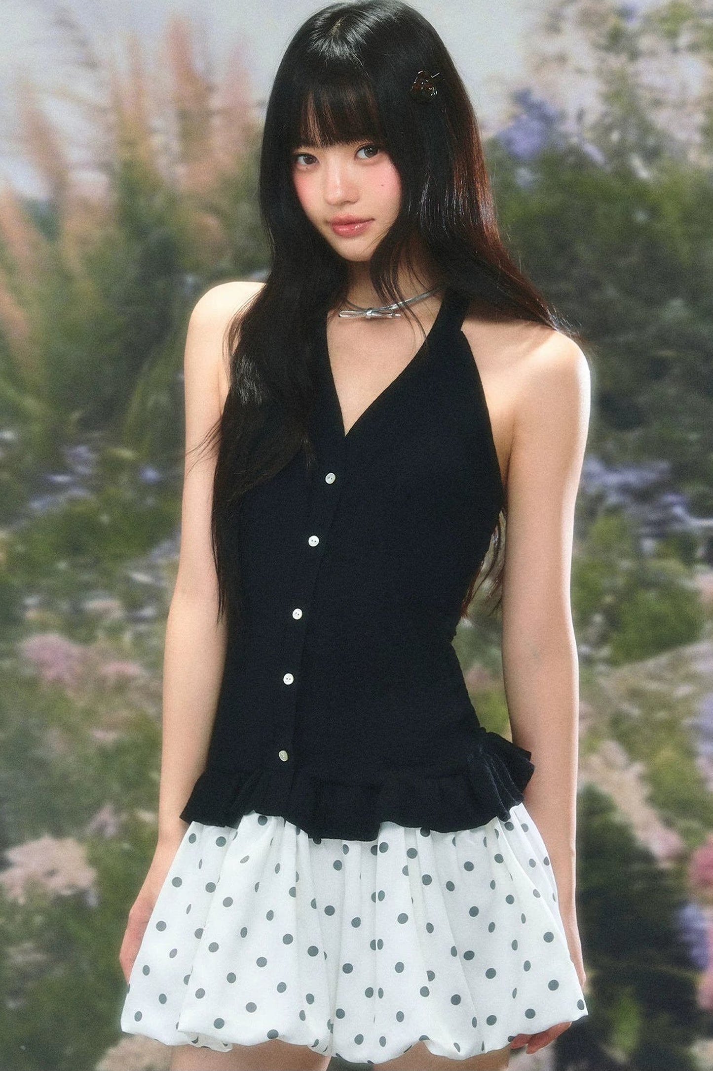 Retro-Patchwork-Blumenkleid