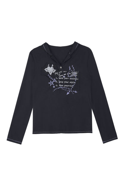 Street Graffiti Mesh Hooded Top