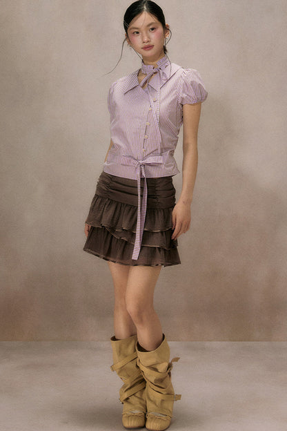 Dot Truffle Irregular Cake Skirt