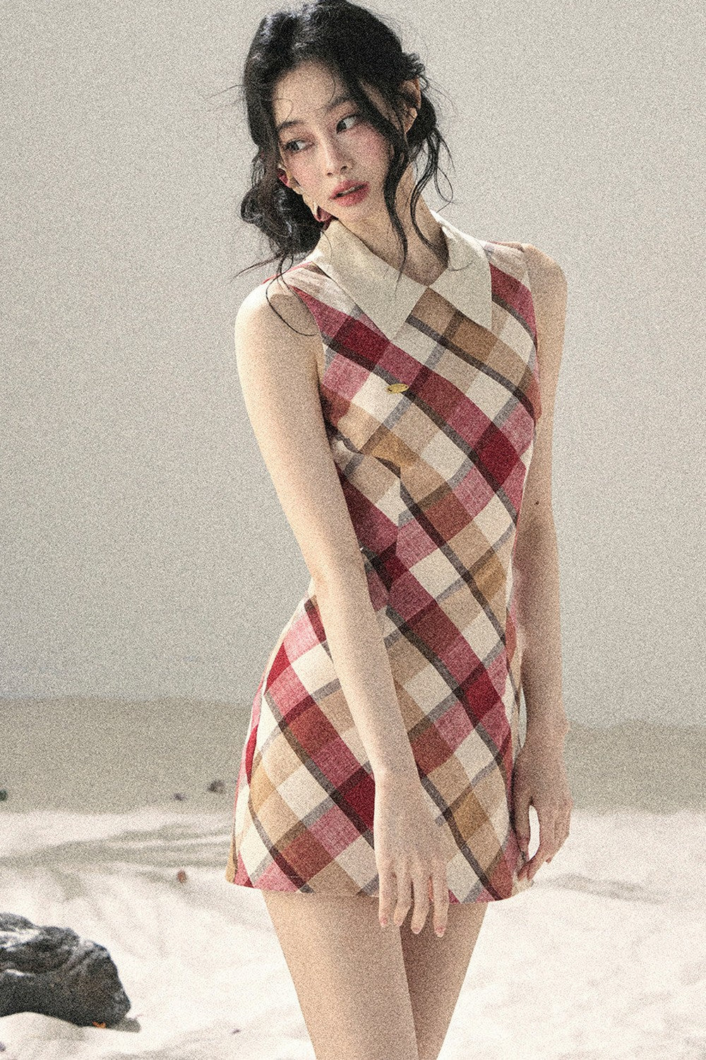 French Quilted Polo Bodycon Dress