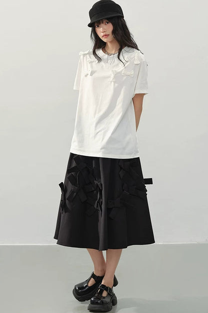Silent Romance Bow Skirt