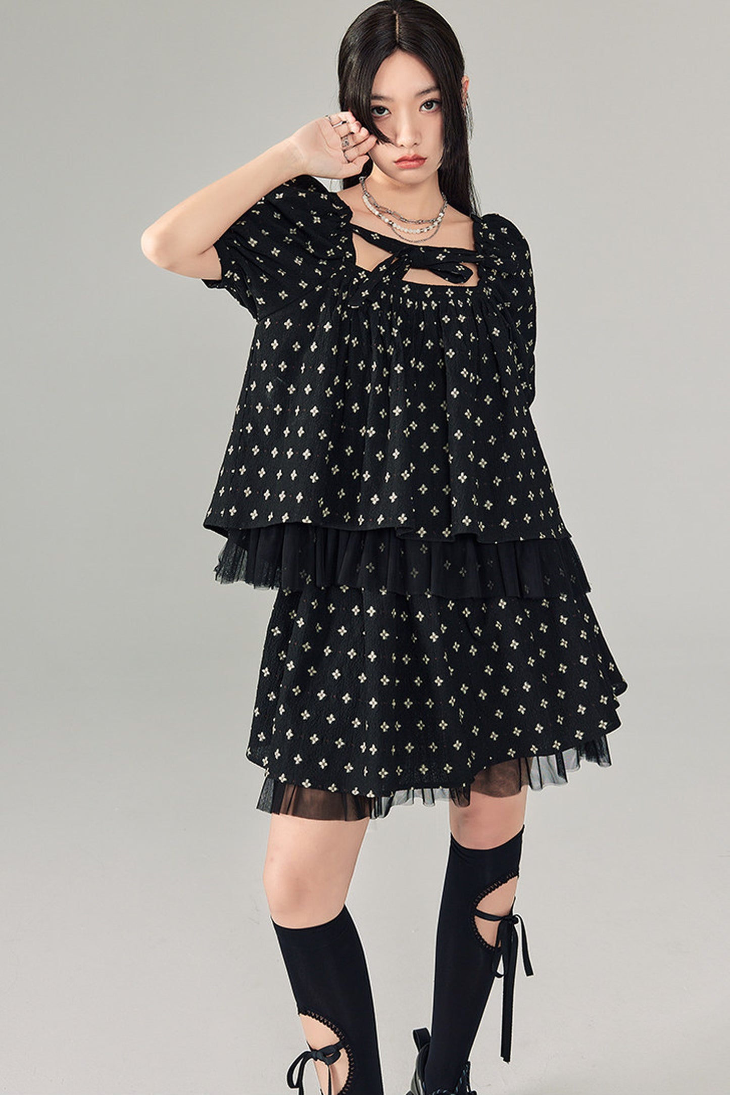 Floral Top and Skirt Set-Up