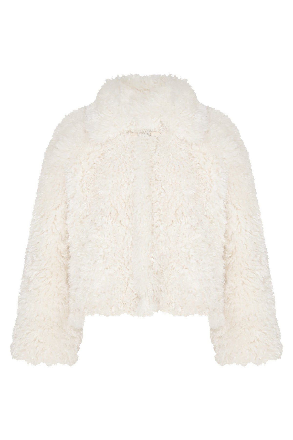 Fuzzy Shearling Coat, Skirt and Pants Set-Up