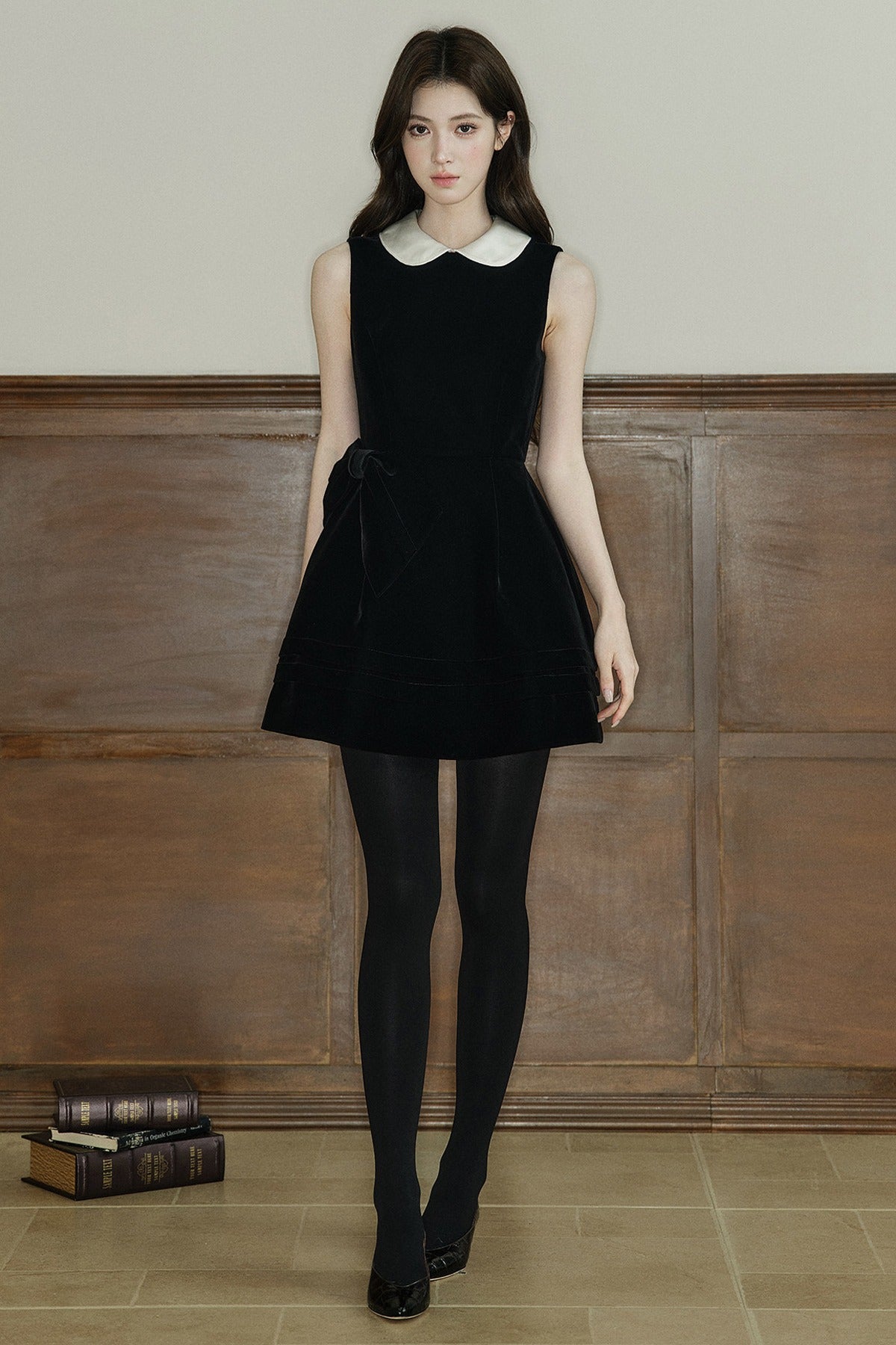 Lace Doll Collar Dress