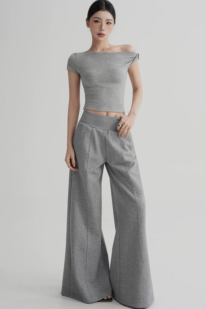 High-Waisted Flared Versatile Pants