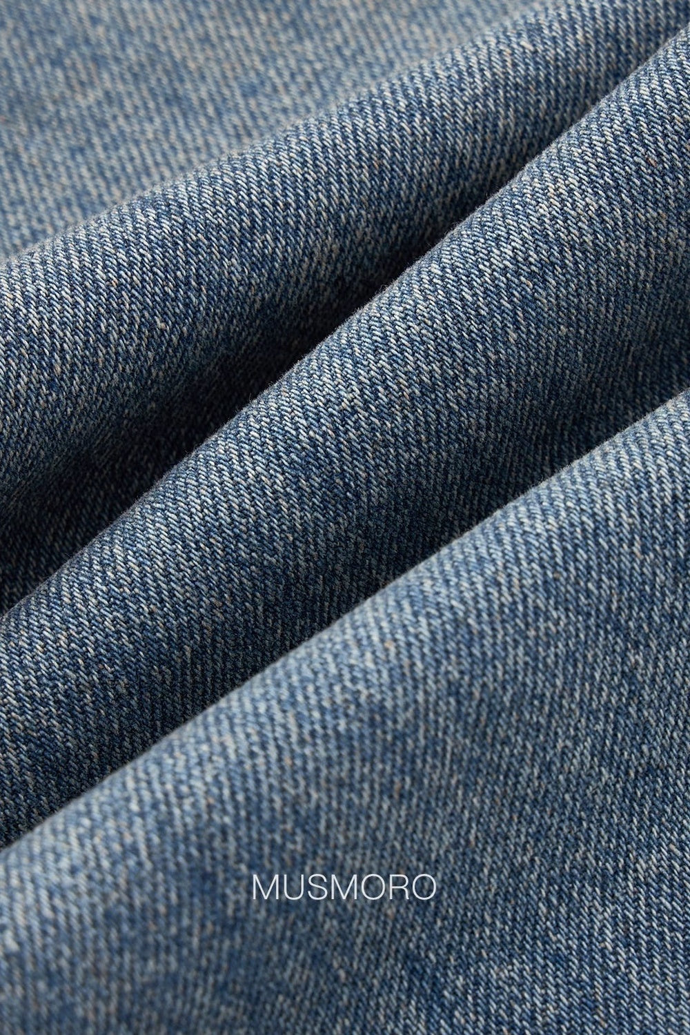 Low-Rise Complex Denim Pants