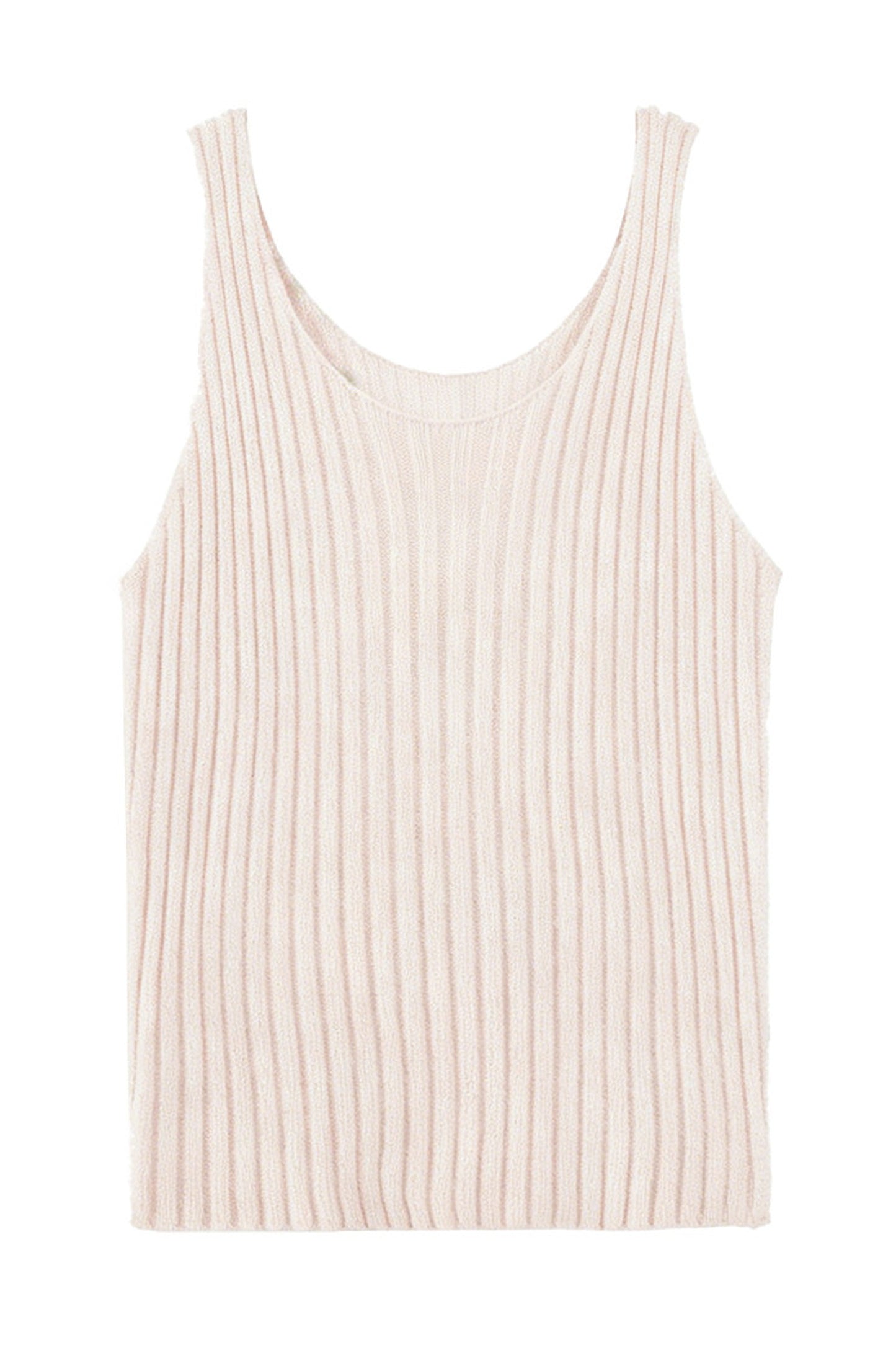 Hollow Ribbed Knit Camisole