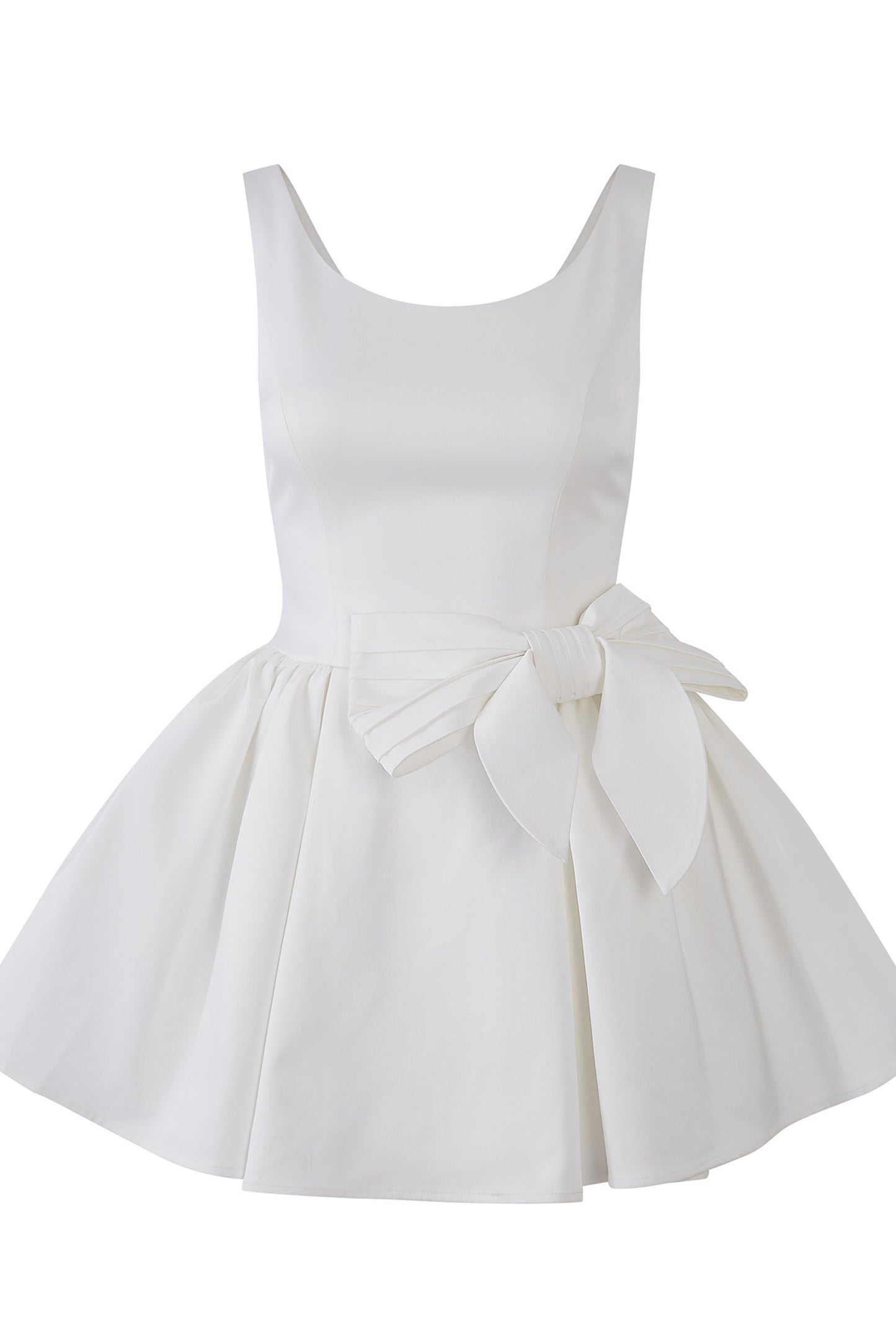 Elegant Bow A-Line Dress