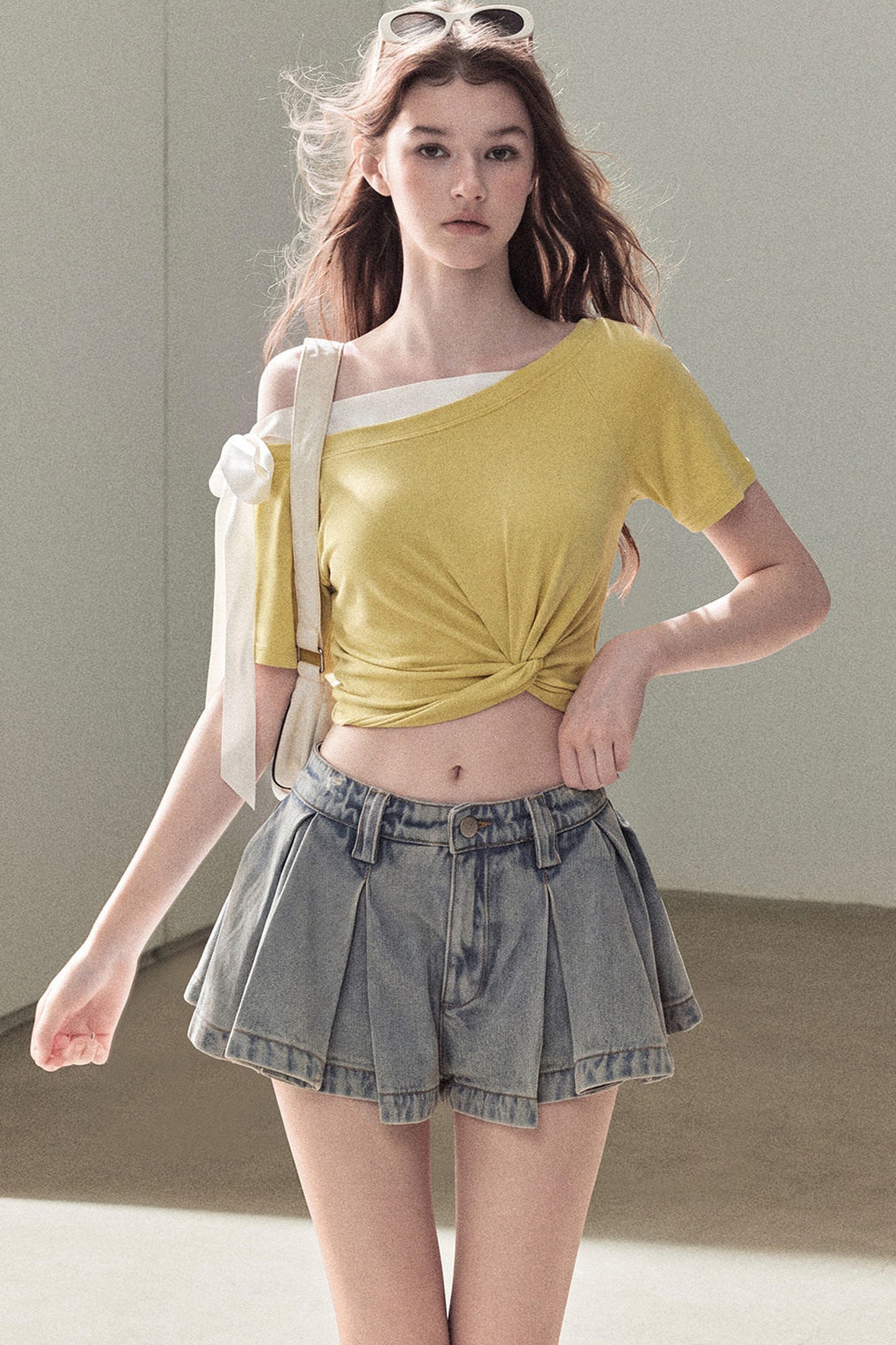 Moonlit Asymmetrical Twist Top
