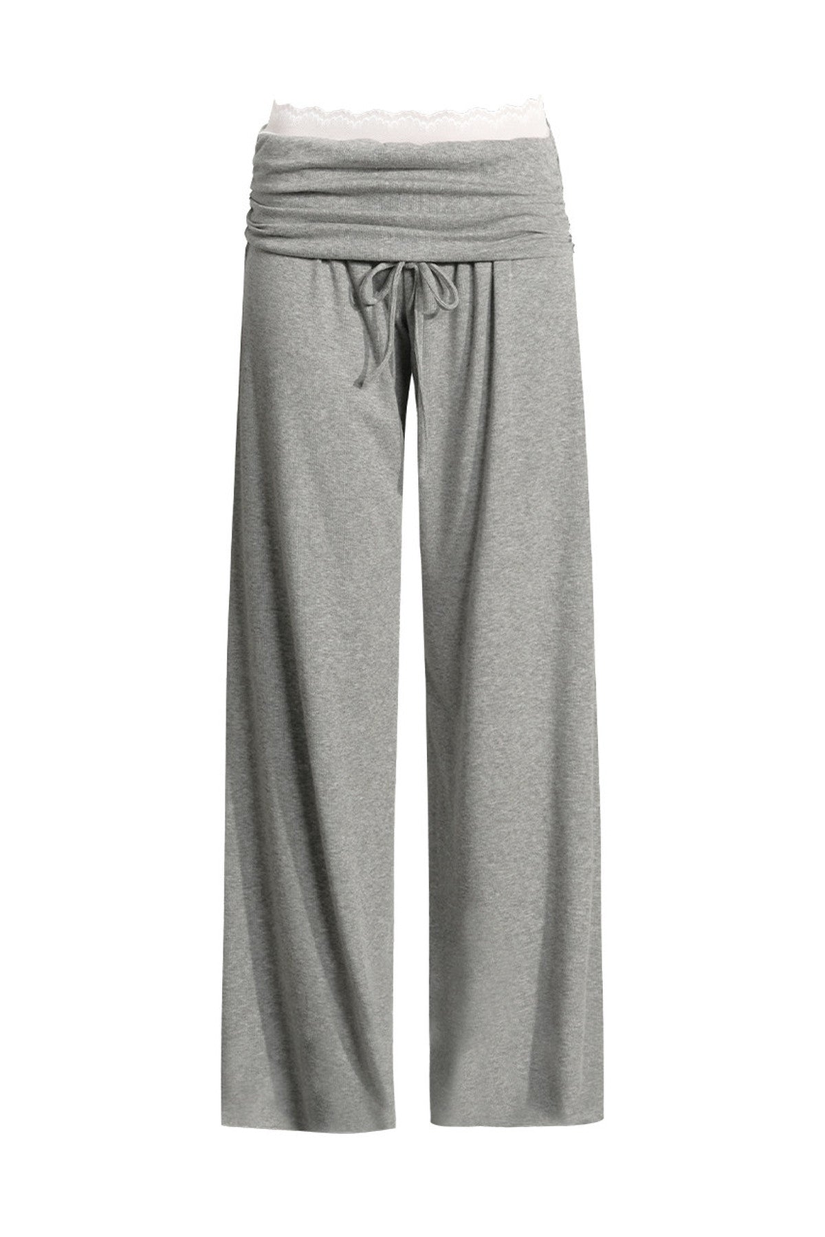 Backless Top and Wide-Leg Pants Set-Up