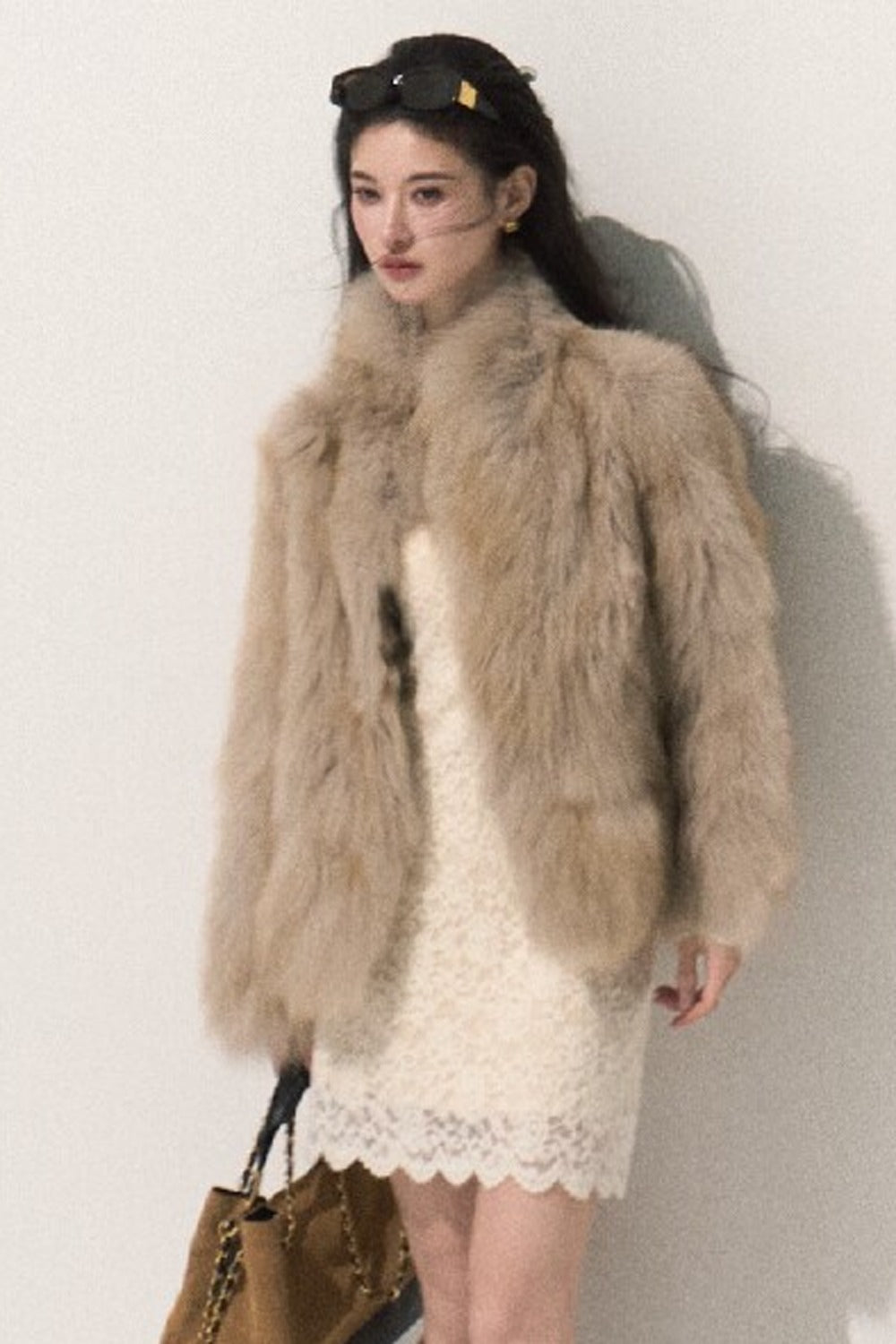 Fluffy Fox Fur Vest