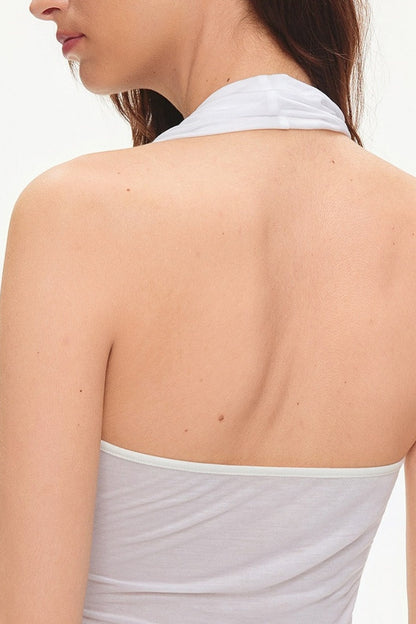 Lyocell Tencel Halter Neck Top