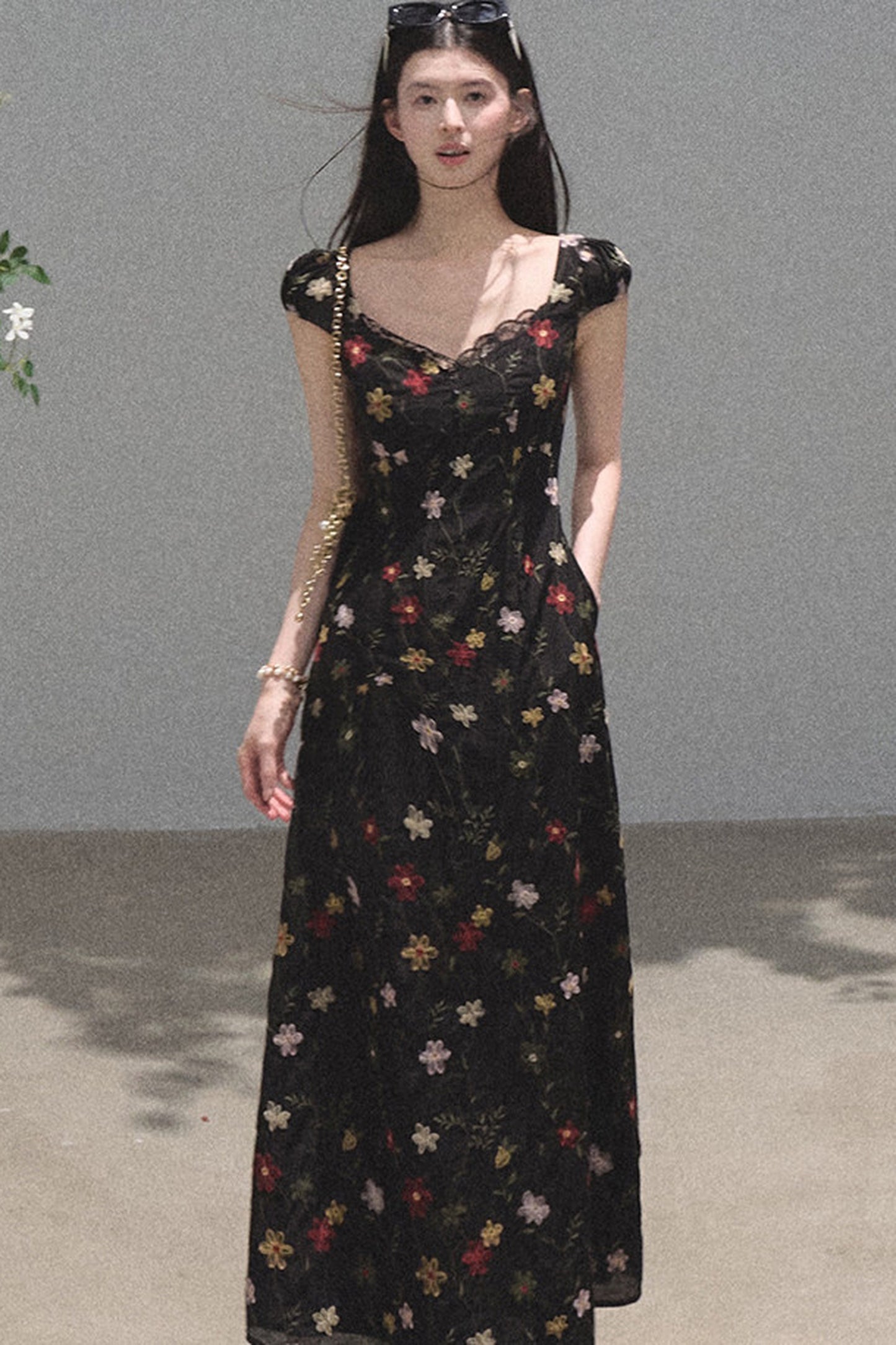 Lyocell Floral Slip Dress