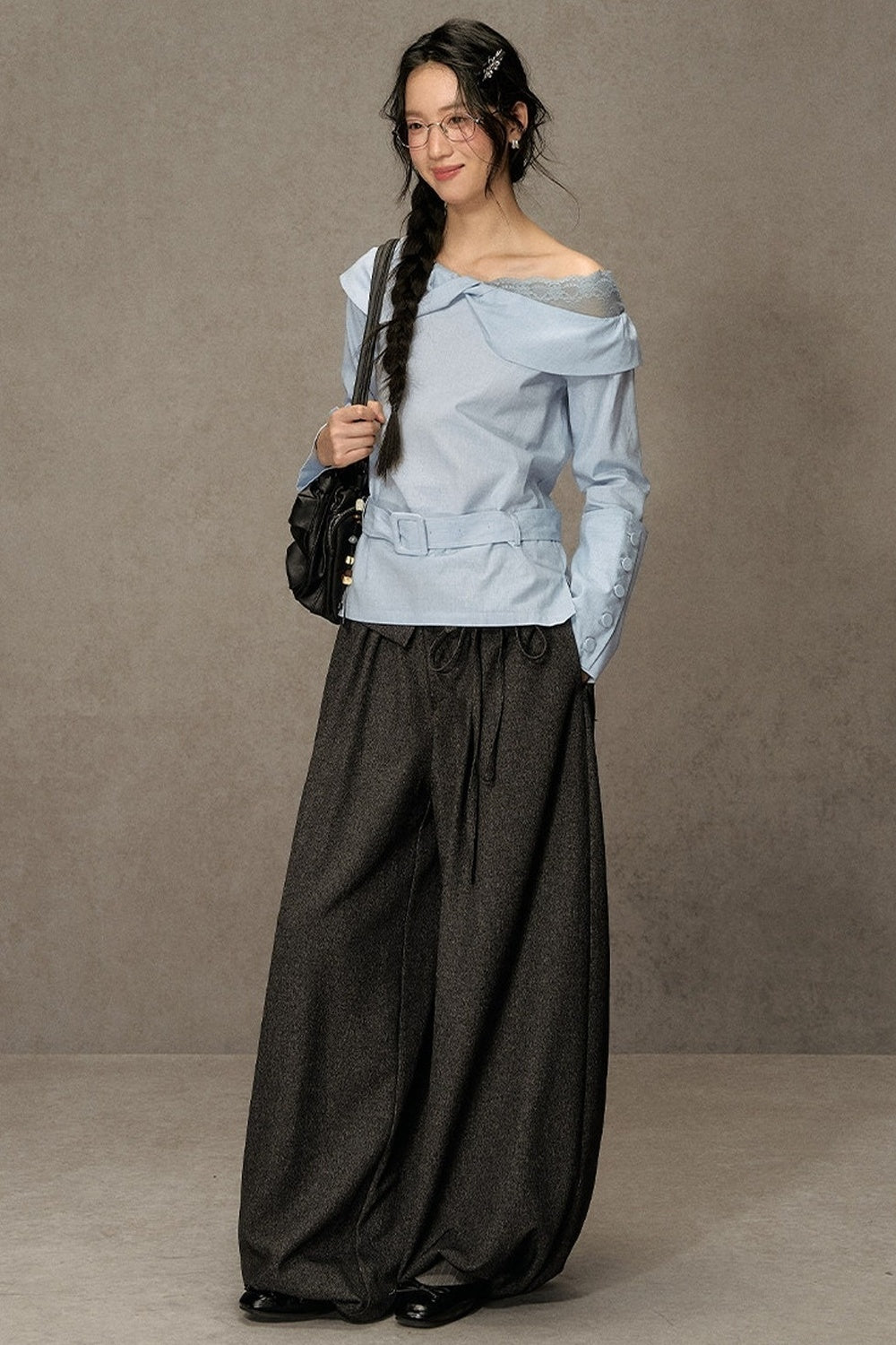 Vintage Lantern Loose Pants