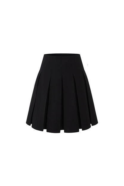 A-Line Pleated Skirt