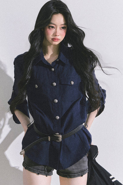 Polo Collar Shirt