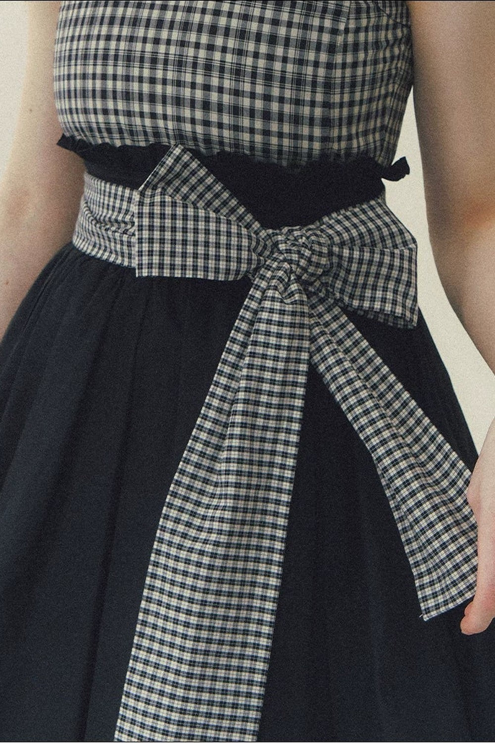 Princess Diary Plaid Puffy Dress