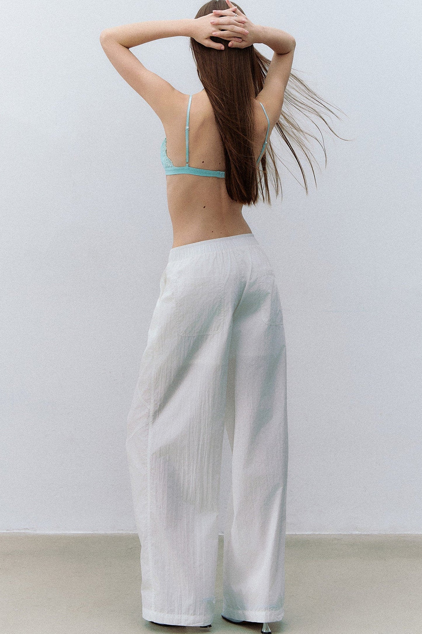 Drawstring Straight-Leg Pants